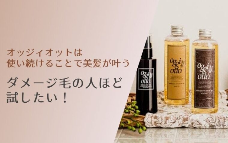 オッジィオットは使い続けることで美髪が叶う!ダメージ毛の人ほど試したい!